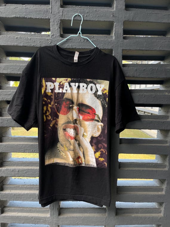 Vintage Play Boy Over Print T-shirt - Etsy