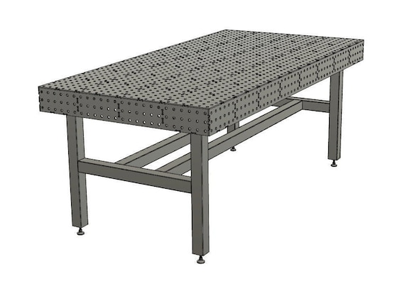 4x8 Fab Block Table Etsy
