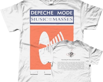 Depeche-Modus Für die Massen Tour 87-88 Unisex T-Shirt