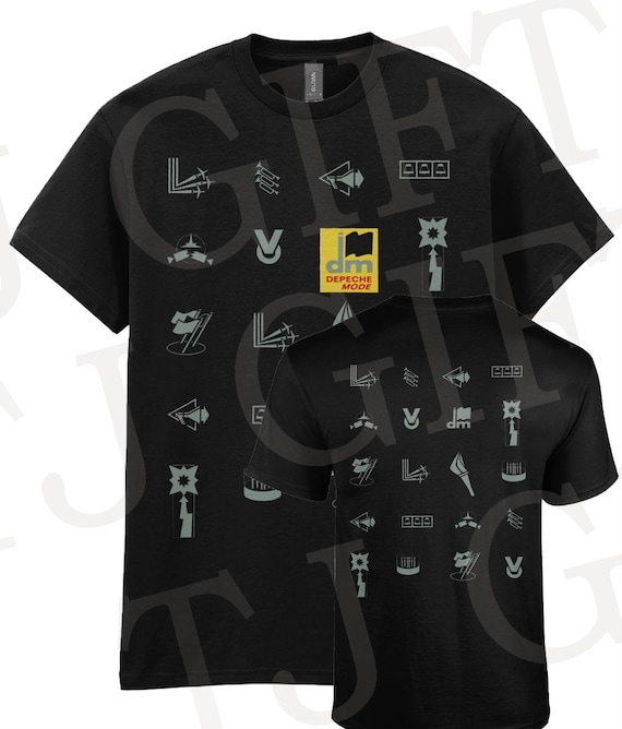 T-shirt Depeche Mode Tournée De Célébration Noir - Réplique - Unisexe - Neuf Avec étiquettes