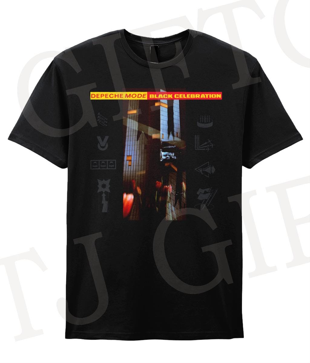 DEPECHEMODE BLACKCELEBRATION Tシャツ USED Depeche Black Celebration Symbols Band T-Shirt Kids Music
