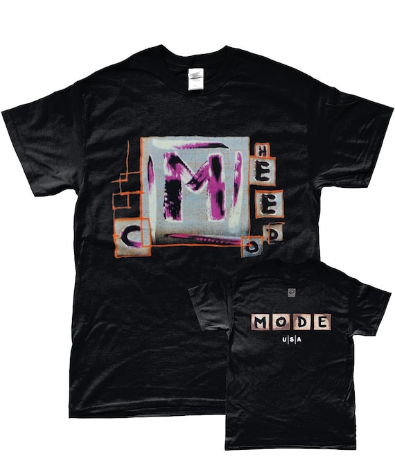 T-shirt Depeche Mode Summer Tour 1994 Réplique - Unisexe Noir Coton, Neuf Avec étiquettes