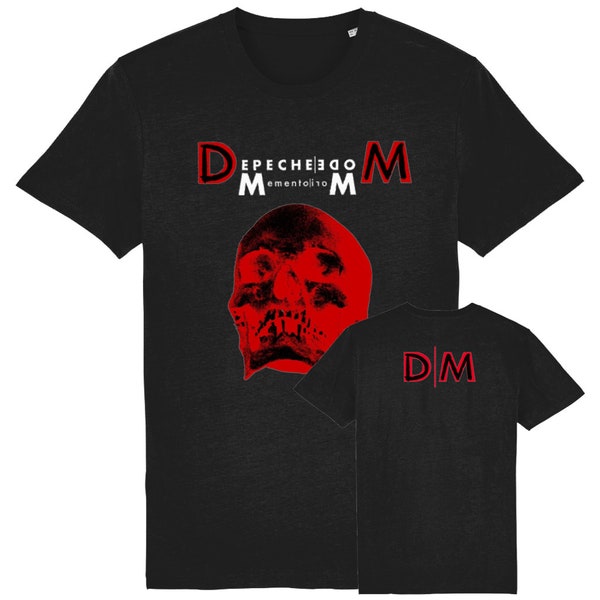 Depeche mode 2023 front and back design memento mori skull unisex t-shirt