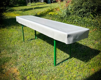 Beer table cover robust and wipeable made from truck tarpaulin