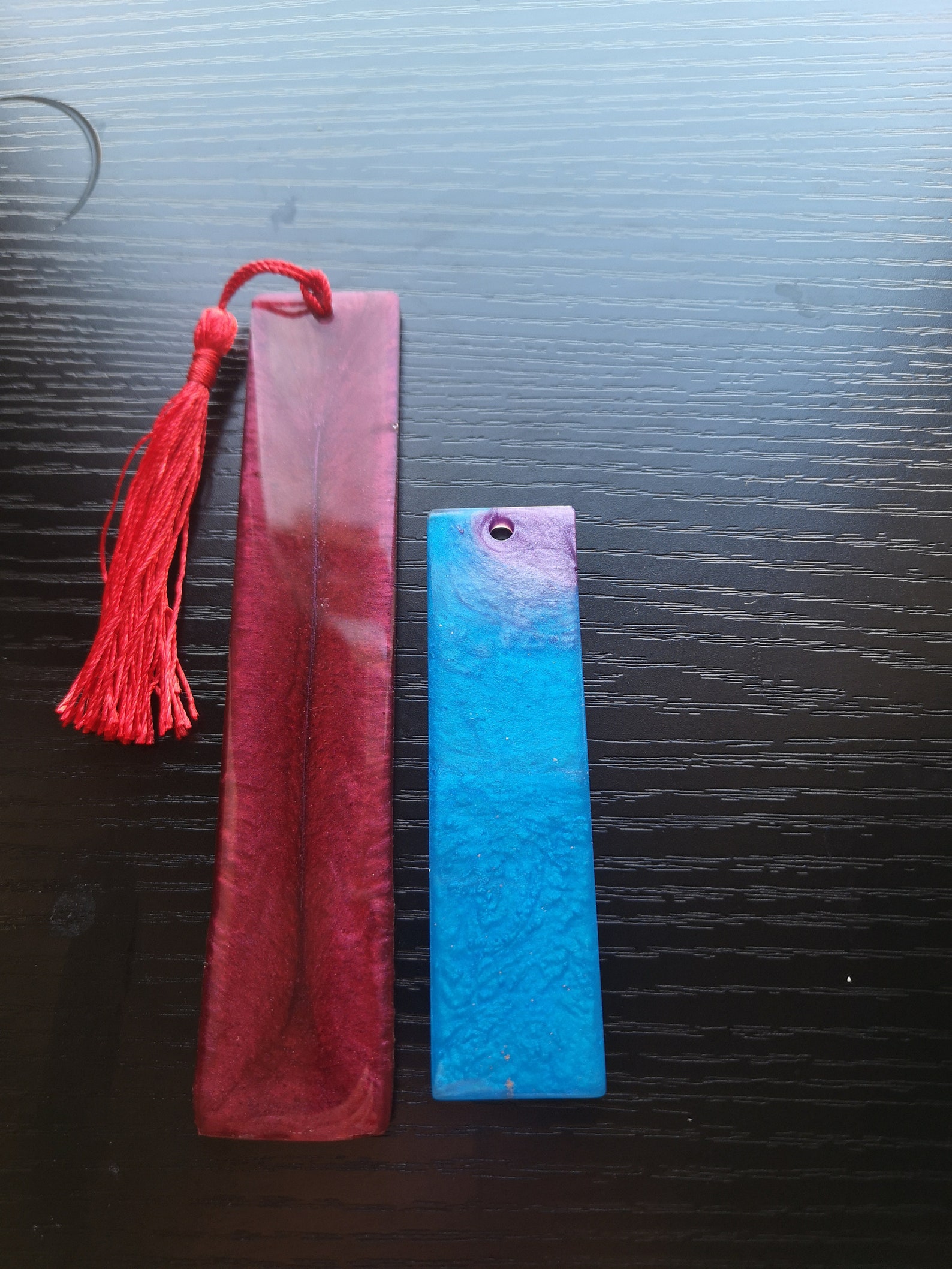 Coloured Resin bookmarks multiple colours Personalised Etsy
