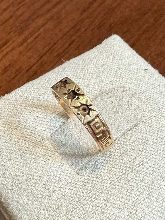 Antique Victorian Baby Ring 14K Gold | size 0 | g… - image 4