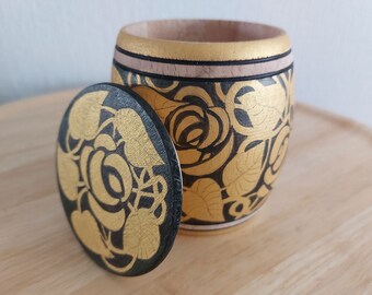 Mother's Day Gift, Hand Painted Wooden Box, Roses, Jewelry Box, Birthday, Jewelry Storage, Jewelry Box, Decoration