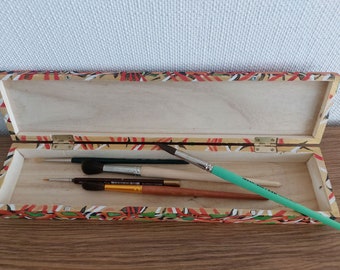 Mother's Day Gift, Hand Painted Wooden Box, Heart Pattern, Jewelry Box, Birthday, Jewelry Storage, Jewelry Box, Decoration