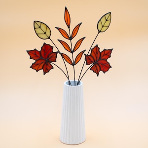 Stained Glass Autumn Leaf bouquet