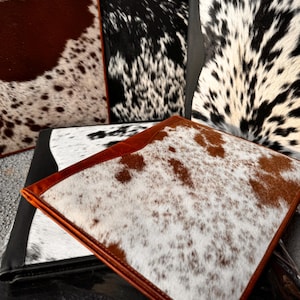 cowhide portfolios