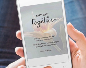 Let's Get Together Invitation