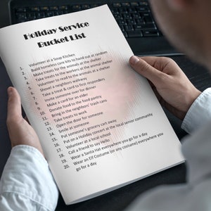 Holiday Service Bucketlist