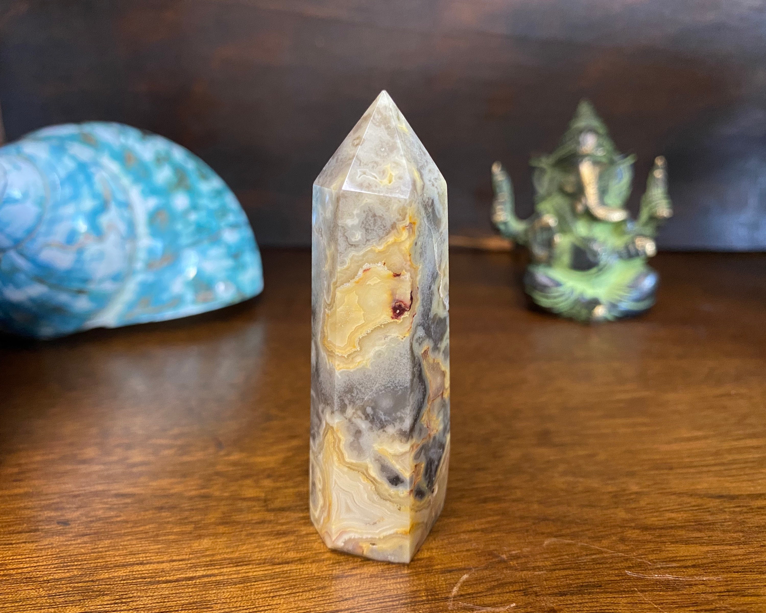 Crazy Lace Agate Tower B - Etsy