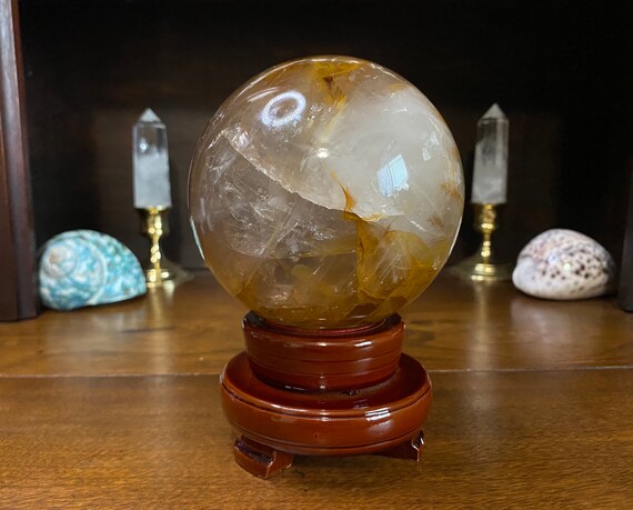 Golden Healer Quartz Spheres Golden Healer Quartz Spheres