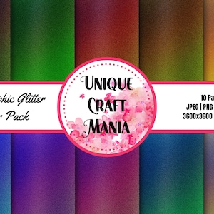Holographische Digitale Papiere, Holographische Scrapbook Papier, Holographische Hintergründe, Holographisch, Glitter, Digitales Papier, Scrapbook