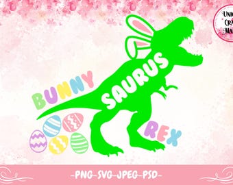 Conejito Saurio, Dinosaurio de Pascua, Conejo de Pascua, T-Rex, Camiseta para niño, Pascua, PNG de Pascua, Sublimación de Pascua, Imprimible, PNG, Sublimación