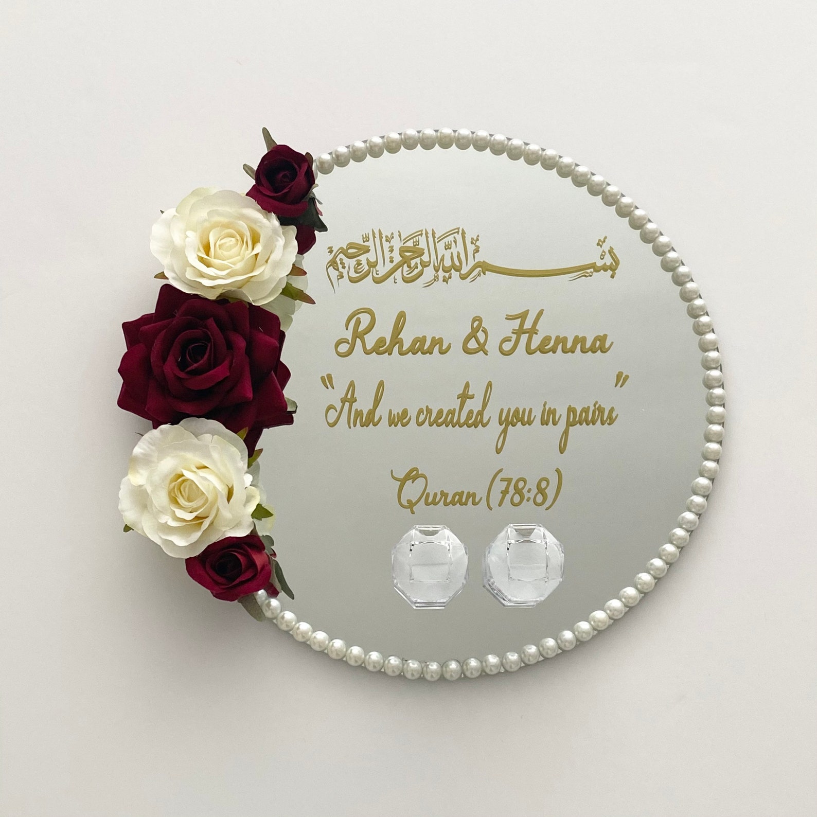 Ring Plate for Weddings Nikkah Engagement. Wedding Decor and - Etsy UK