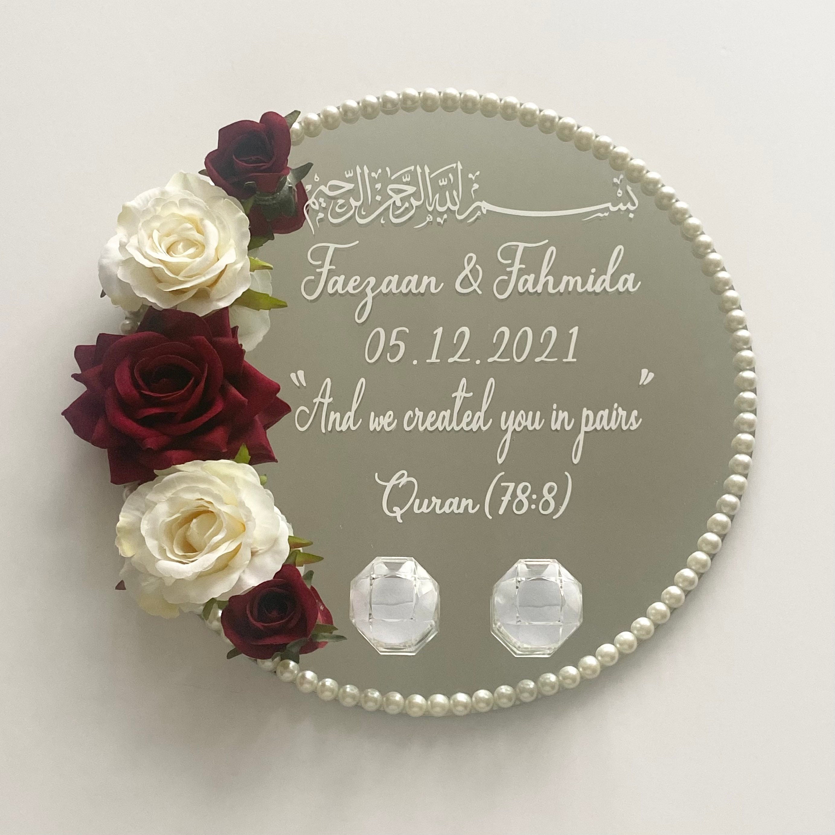 Ring Plate for Weddings Nikkah Engagement. Wedding Decor and - Etsy UK