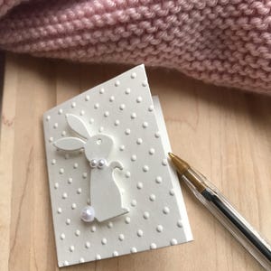 Cartes-cadeaux Lapin en relief ! (petites cartes)