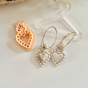 Cortador de arcilla del Sagrado Corazón: Herramienta de arcilla polimérica de borde afilado