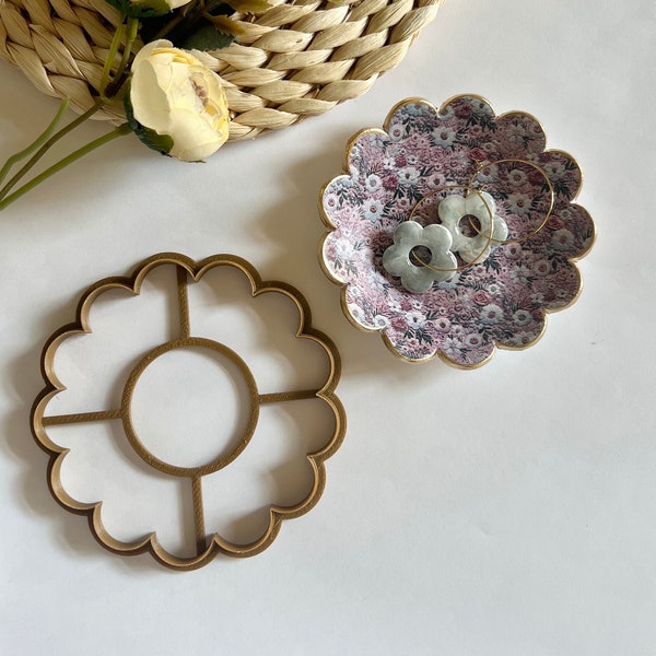 Scalloped Circle Cutter 10cm: Trinket Dish & Bowl Tool