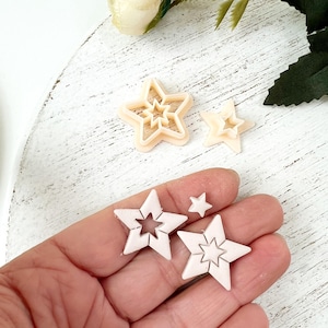 Stjärnformade Polymer Clay Cutters Set: Verktyg för att göra smycken med vassa kanter