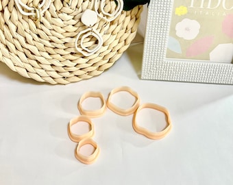 Irregular Circle Clay Cutters - Polymer Clay Round Cutters, Various Sizes