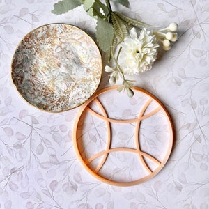 10cm Circle Cutter: Polymer Clay Bowl, Trinket Dish Tool