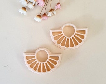 Art Deco Arch Polymer Clay Cutter: DIY Earring Jewelry Making