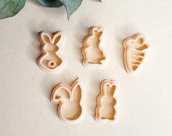 Easter set cutter - Easter polymer clay earring -  Cutter Collection -   Earring Cutters -    DIY Craft tool