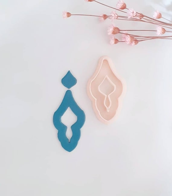 Moroccan Earring Clay Cutter: Polymer Clay Pottery Tool