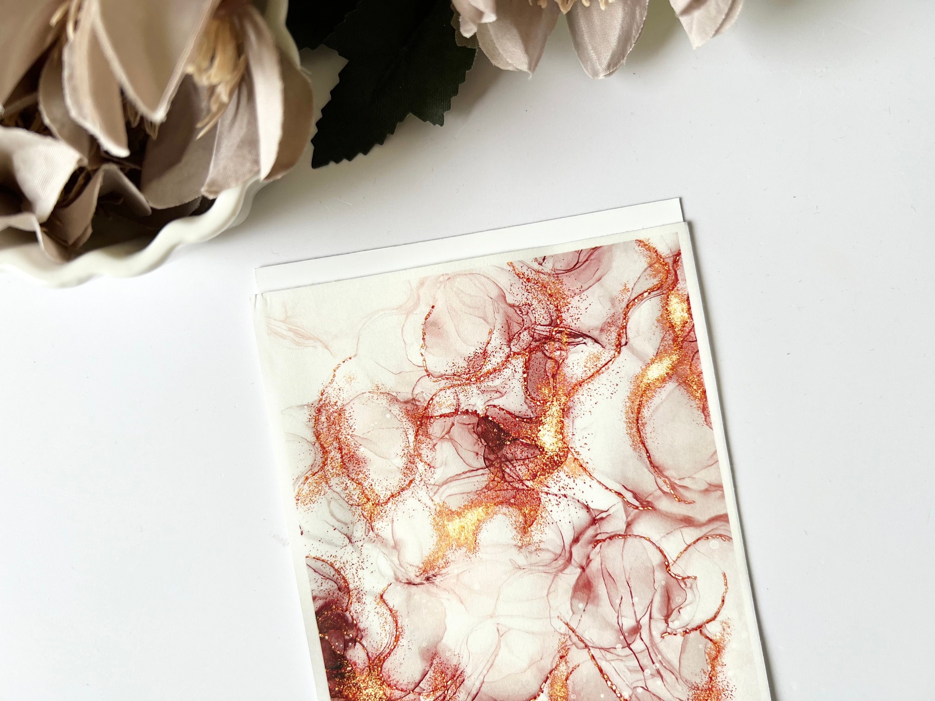 Wasserlösliches Transferpapier Für Polymer-Ton | 6 Blätter 10,2x14cm | Für Schmuck & Accessoires