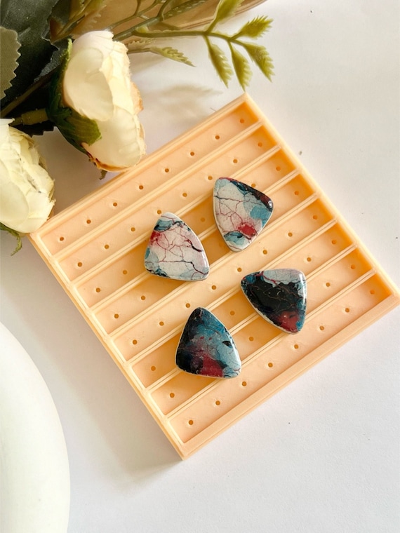 Tool Base for Resin Application on Earrings- for Polymer Clay