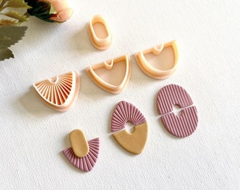 Taglierina per argilla a forma di U - forma deco - - Creazione di gioielli per orecchini - strumenti di argilla - orecchini fai-da-te