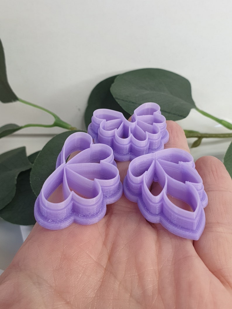 Polymer clay botanical shape cutter flowers and leaf clay cutter Earring Jewelry Making Polymer clay tools pottery DIY earrings image 6