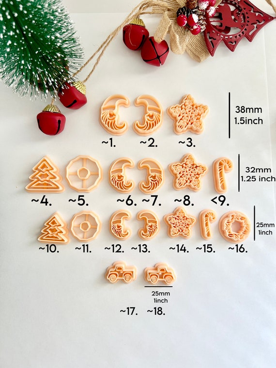 Kit Fai Da Te Orecchini Argilla Polimerica - 18 Forme, 6 Colori, Accessori Per Creare Gioielli - Foto 4
