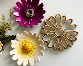 10cm Daisy Flower Trinket Dish Cutter | Polymer Clay Jewelry Making Tool