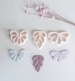 Polymer clay botanical shape cutter - flowers and leaf clay cutter   - Earring Jewelry Making - Polymer clay tools - pottery - DIY earrings 