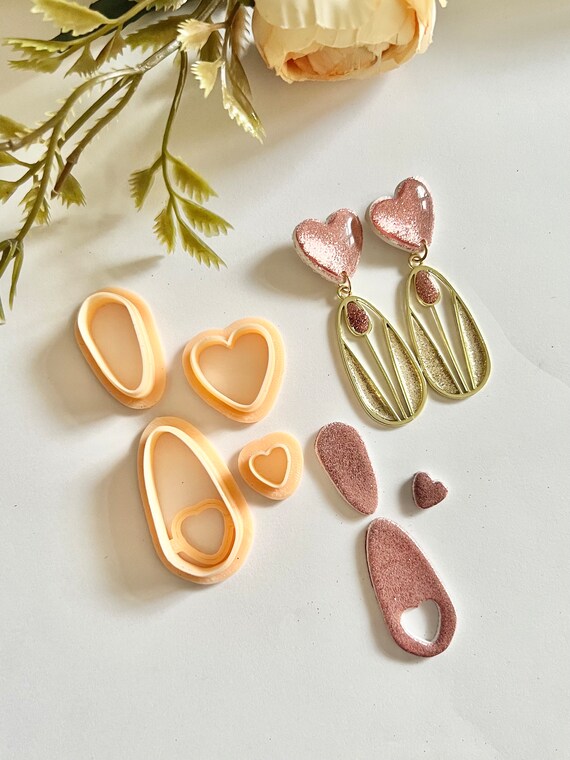 Set 6 Mini Tagliapasta in Plastica Mini Foglie Autunnali