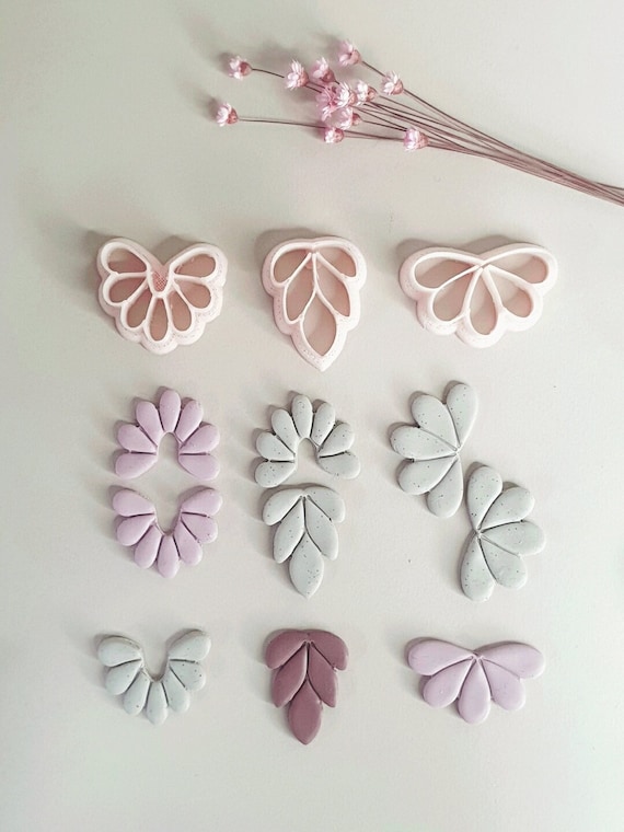 Polymer Clay Cutters For Jewelry Butterfly Flower Leaf Shape