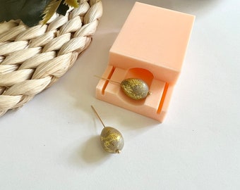 Rullo per ciondoli a goccia: tagliaorecchini in pasta polimerica (13 x 9 mm)
