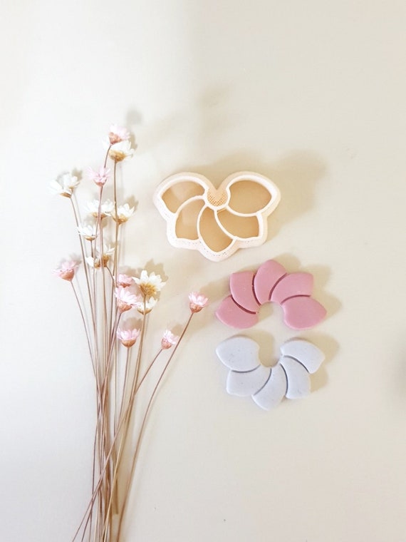 Polymer Clay Botanical Shape Cutter Flowers and Leaf Clay Cutter Earring  Jewelry Making Polymer Clay Tools Pottery DIY Earrings 