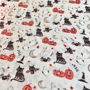 Pumpkins and cats Transfer Sheets  | Halloween theme | Transferable Image on Polymer Clay Jewellery | Water Soluble Transfer