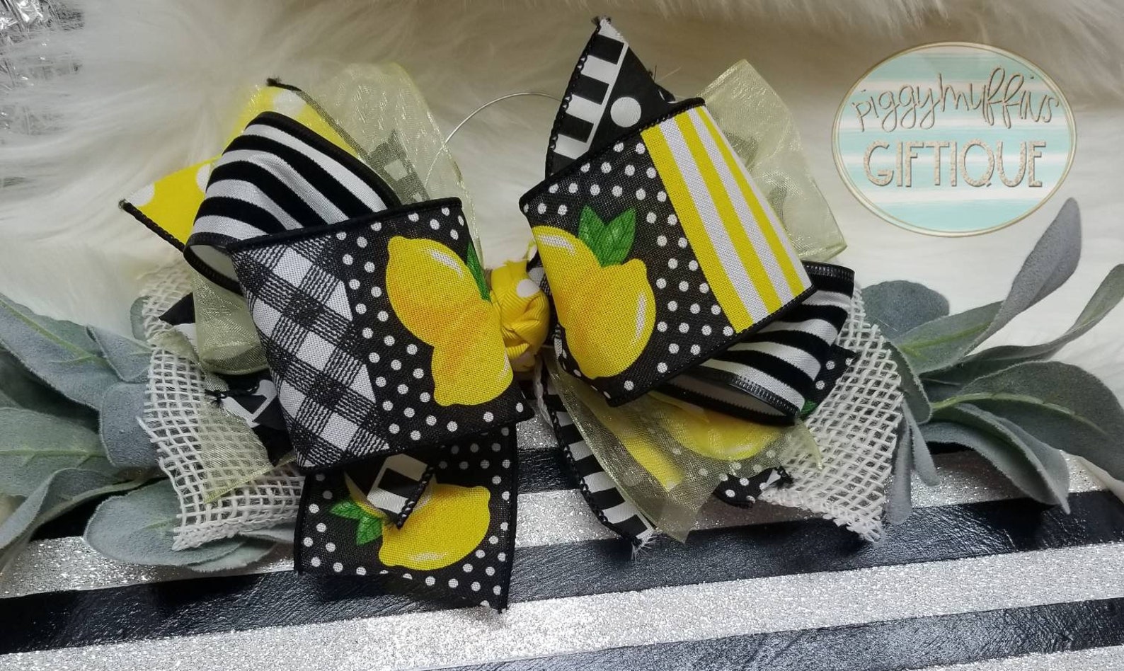 Door Hanger Yellow Door Hanger Striped Door Hanger Etsy