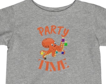 Octopus Baby Boy T-Shirt, Milk bottle T-Shirt,  Baby Boy Shirt, Baby Boy T-Shirt, Baby Boy Clothes, Toddler Boy T-shirt, Newborn Baby Boy
