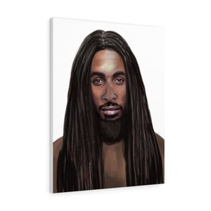 Black Jesus Art,  Black Jesus Print,African American Jesus,  African Jesus, African American Art, Black Men,  Black History,  24 x 30 Canvas