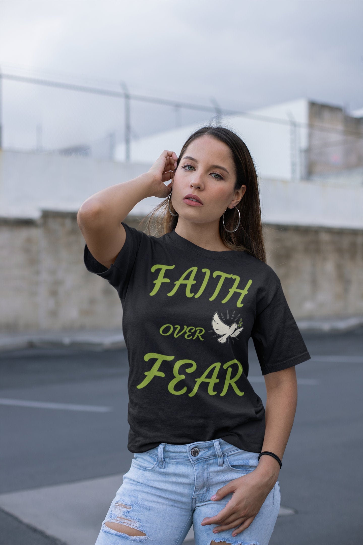 Faith Over Fear Motivational Shirts Women Be Etsy
