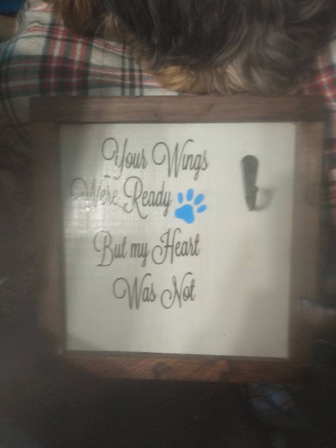 Dog memorial dog collar holder dog tombstone dog loss gift Etsy