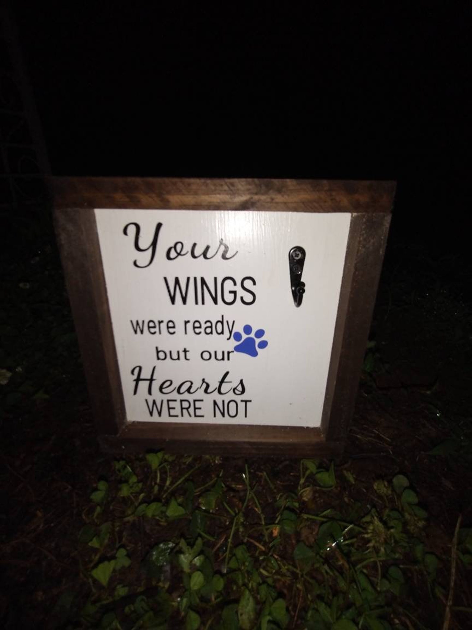 Dog memorial dog collar holder dog tombstone dog loss gift Etsy