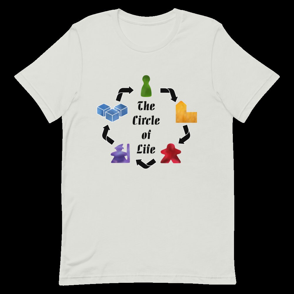 A Board Gamer's Circle of Life. Funny Board Game Shirt. Etsy